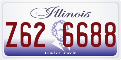 IL license plate Z626688