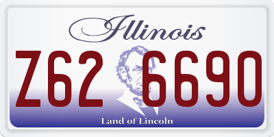 IL license plate Z626690