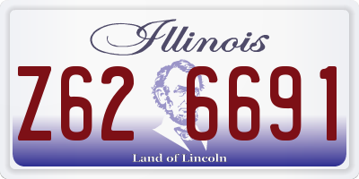 IL license plate Z626691