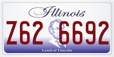 IL license plate Z626692