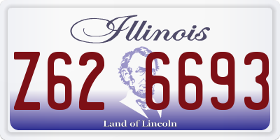 IL license plate Z626693
