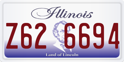IL license plate Z626694