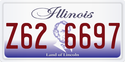 IL license plate Z626697