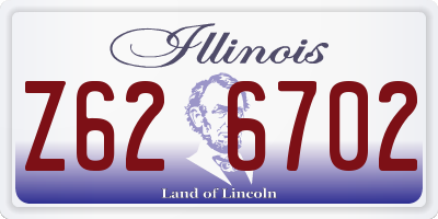 IL license plate Z626702