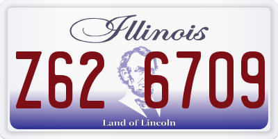 IL license plate Z626709
