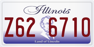 IL license plate Z626710