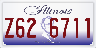IL license plate Z626711