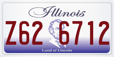 IL license plate Z626712