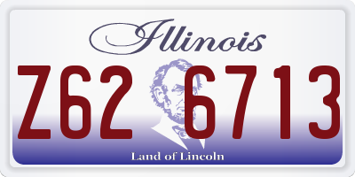 IL license plate Z626713