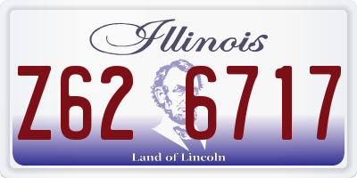 IL license plate Z626717