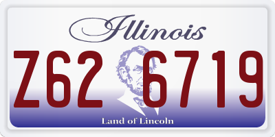 IL license plate Z626719