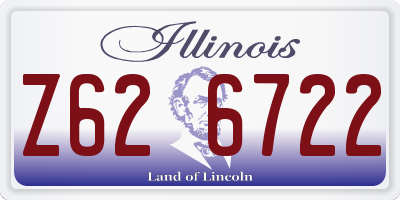 IL license plate Z626722