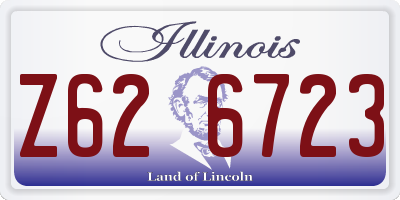 IL license plate Z626723