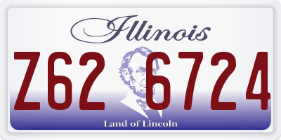 IL license plate Z626724