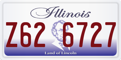IL license plate Z626727