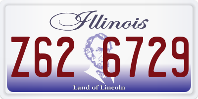 IL license plate Z626729