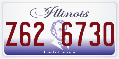 IL license plate Z626730