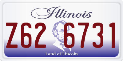 IL license plate Z626731