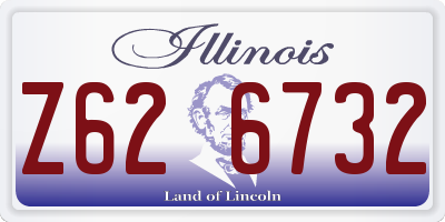IL license plate Z626732