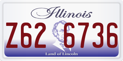 IL license plate Z626736