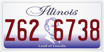 IL license plate Z626738