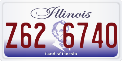 IL license plate Z626740