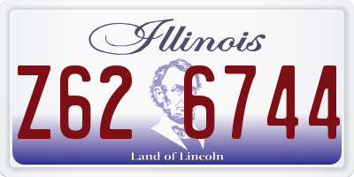 IL license plate Z626744