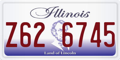 IL license plate Z626745