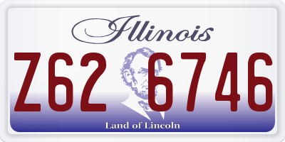 IL license plate Z626746