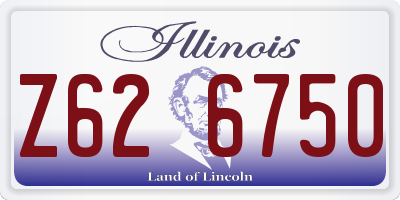 IL license plate Z626750