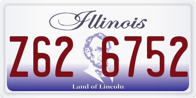 IL license plate Z626752