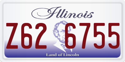 IL license plate Z626755