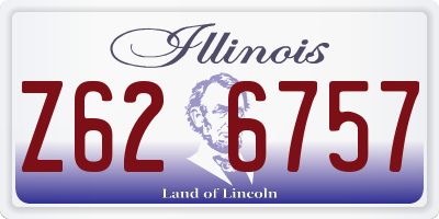 IL license plate Z626757