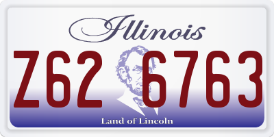 IL license plate Z626763