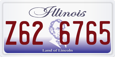 IL license plate Z626765