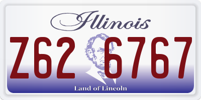 IL license plate Z626767