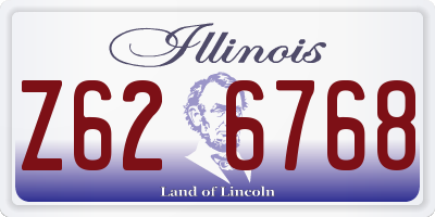 IL license plate Z626768