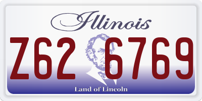 IL license plate Z626769