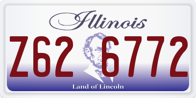 IL license plate Z626772