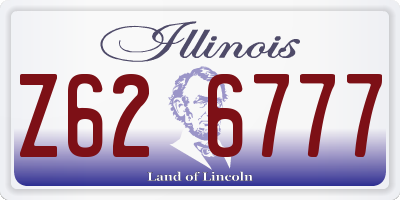 IL license plate Z626777