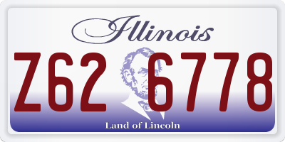 IL license plate Z626778
