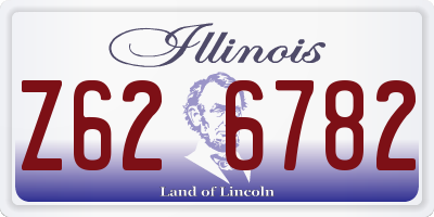 IL license plate Z626782
