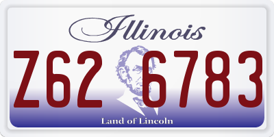 IL license plate Z626783