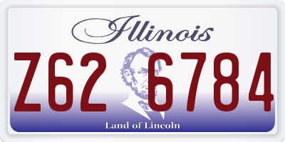 IL license plate Z626784