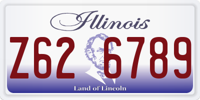 IL license plate Z626789