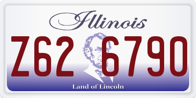 IL license plate Z626790