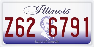 IL license plate Z626791