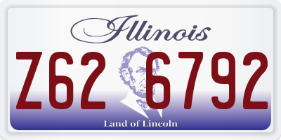IL license plate Z626792