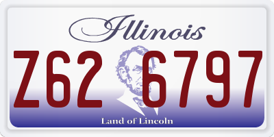 IL license plate Z626797