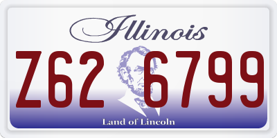 IL license plate Z626799